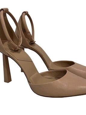 Aldo Lilya Nude Heels Pumps Shoes with Ankle Strap  - Size 10